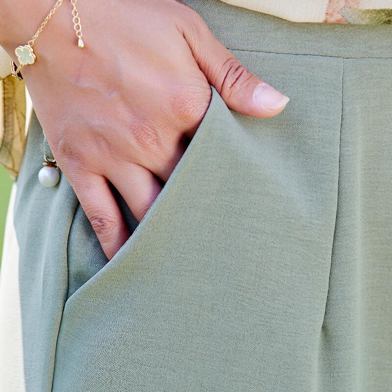 Past Summer New Chinese Style Floral Print Outfit Set for Women