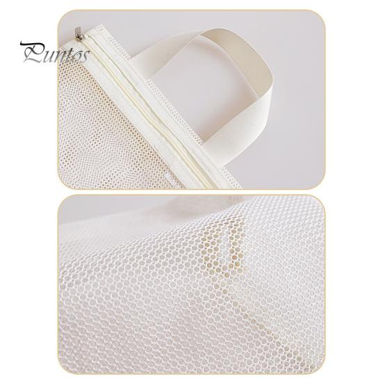 Storage Bag Portable Mesh Shower Caddy Large Capacity Zipper Closure Portable Toiletry Caddy Quick Dry Nylon Shower Bag