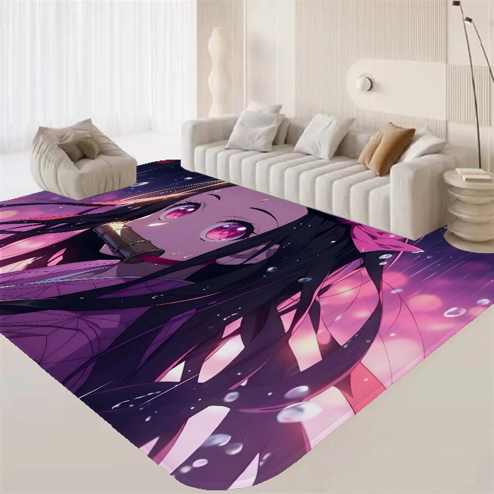 Kamado Nezuko Demon S-Slayer Bathroom Mat Anti-slip Absorb Water Long Strip Cushion Bedroon Mat Hotel Decor Mat