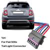 6Pin For Fiat 500X 2014 - 2024 Rear Tail Light Lamp Connector Pigtail Plug Prewired Wiring Harness Cable 2020 2019 61132359993