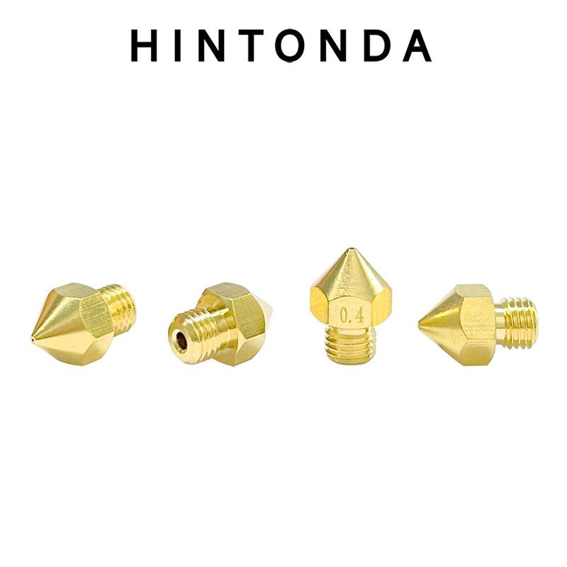 CR10 PRO M6 Copper Alloy Fine Thread Nozzle for 3D Printer Extruder Head