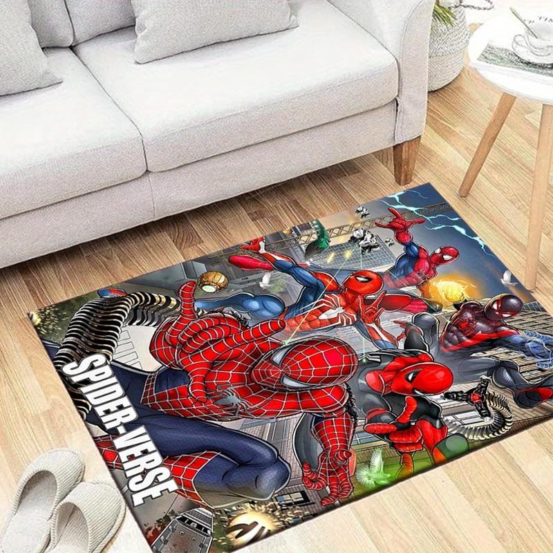 

1pc Spider-Man Pattern Area Rug Soft Flannel Floor Mat for Living Room, Office, Bedroom and Carpet, Sofa Coffee Table Floor Mat 60cm by 90cm