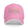 Women Unisex Vintage  Made In  Outdoor Hat Spring  Adjustable Cap Casual Baseball Cap Hip Hop Sunscreen Hats