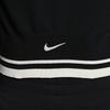 Nike Sportswear Striped Embroidered Soft Long Sleeve Knit Top Women Tops Black FN2145-010