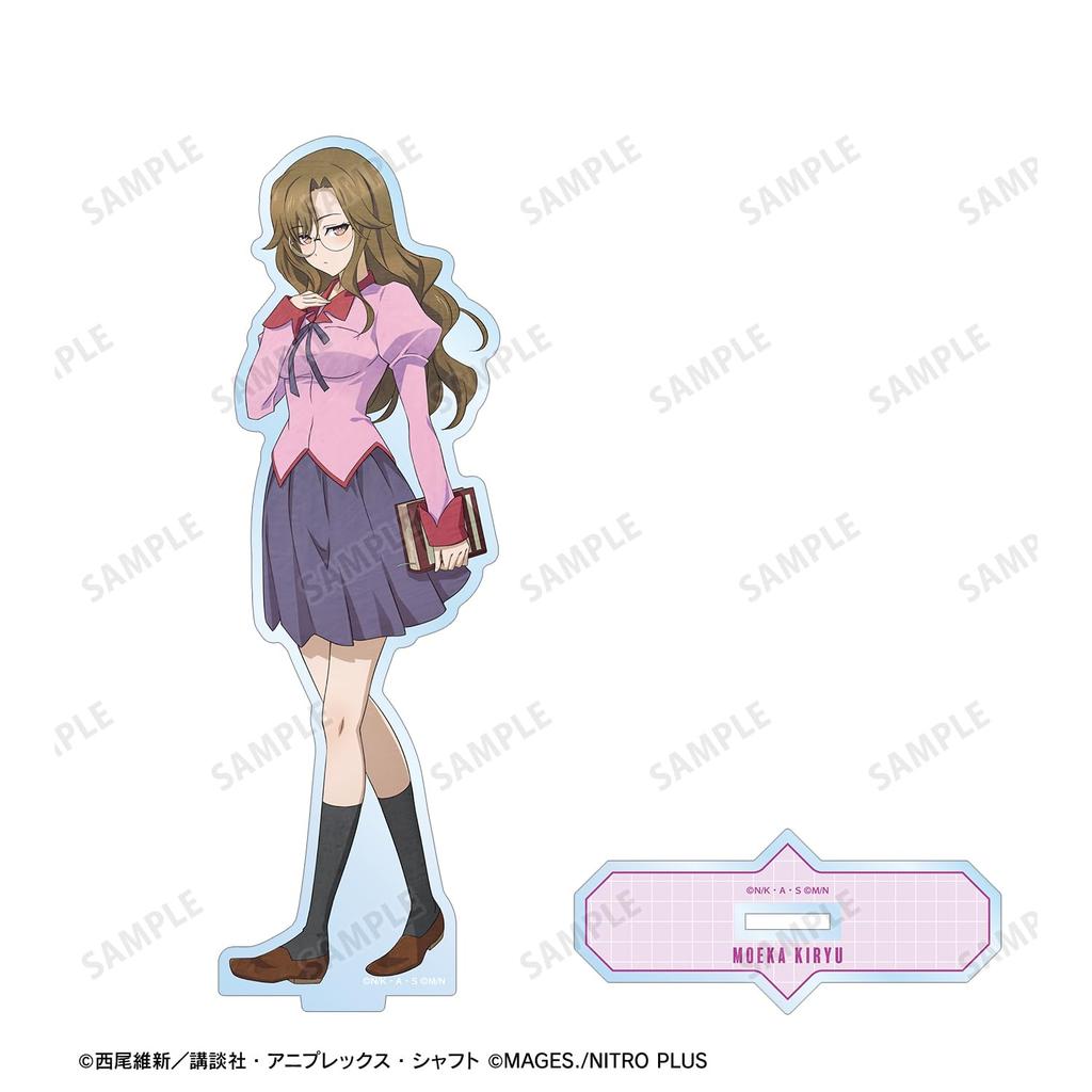 Monogatari Series x STEINS GATE Original Illustration of Moeka Kiryu Collaboration Big Acrylic Stand Ver.