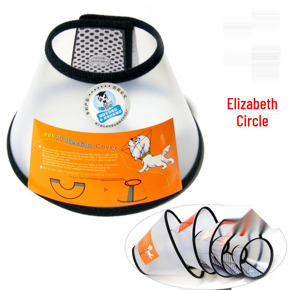 

Pet Anti-Lick & Scratch Elizabethan Collar for Dogs & Cats - Sterilization Protection Cone Headgear Yili 7# Adhesive