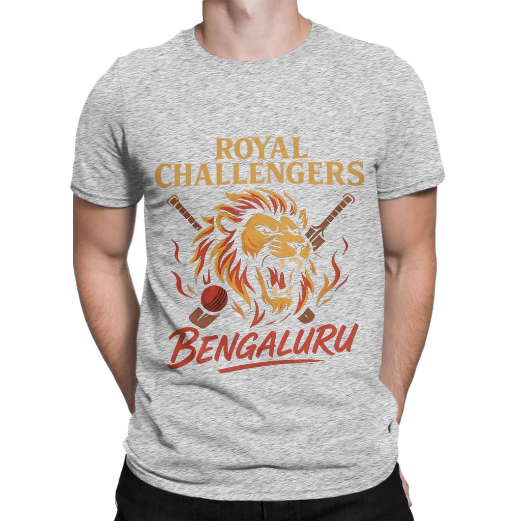 Rcb Flame Royal Challengers Bengaluru Cricket Art Funny Graphic 100 Cotton Tshirt Rcb Tops Tees For Unisex
