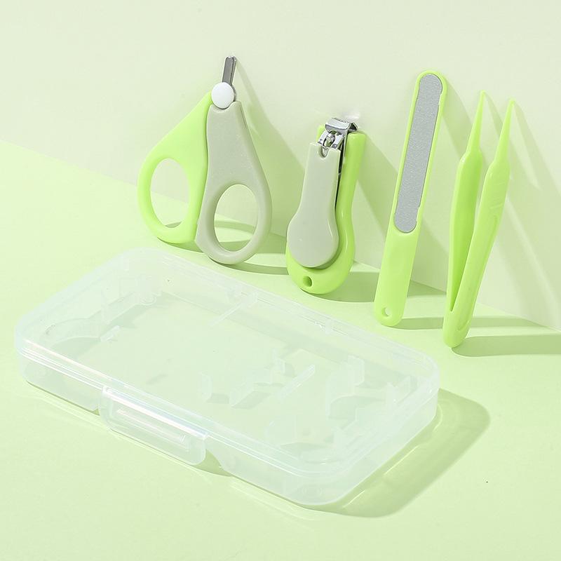 Safe Baby Nail Clipper Set: Anti-Pinch Clippers & Grinder for Newborns and Children