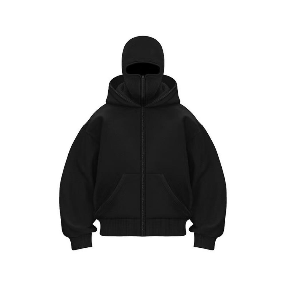 Podzimní/Zimní Ninja Bunda na zip Mikina Pánská a Dámská Unisex Mikina Design s maskou Cold Culture Sportovní oblečení
