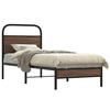 VidaXL Bed Frames Without Mattress 80x200cm Brown Oak Engineered Wood 4100455