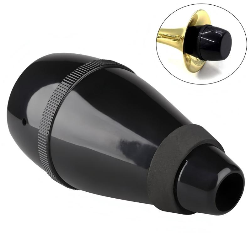 Plastic Trumpet Mute Silencers Noise Reduction Practice Mute Muffler Portable Silencers Trumpet Accessories Enduring