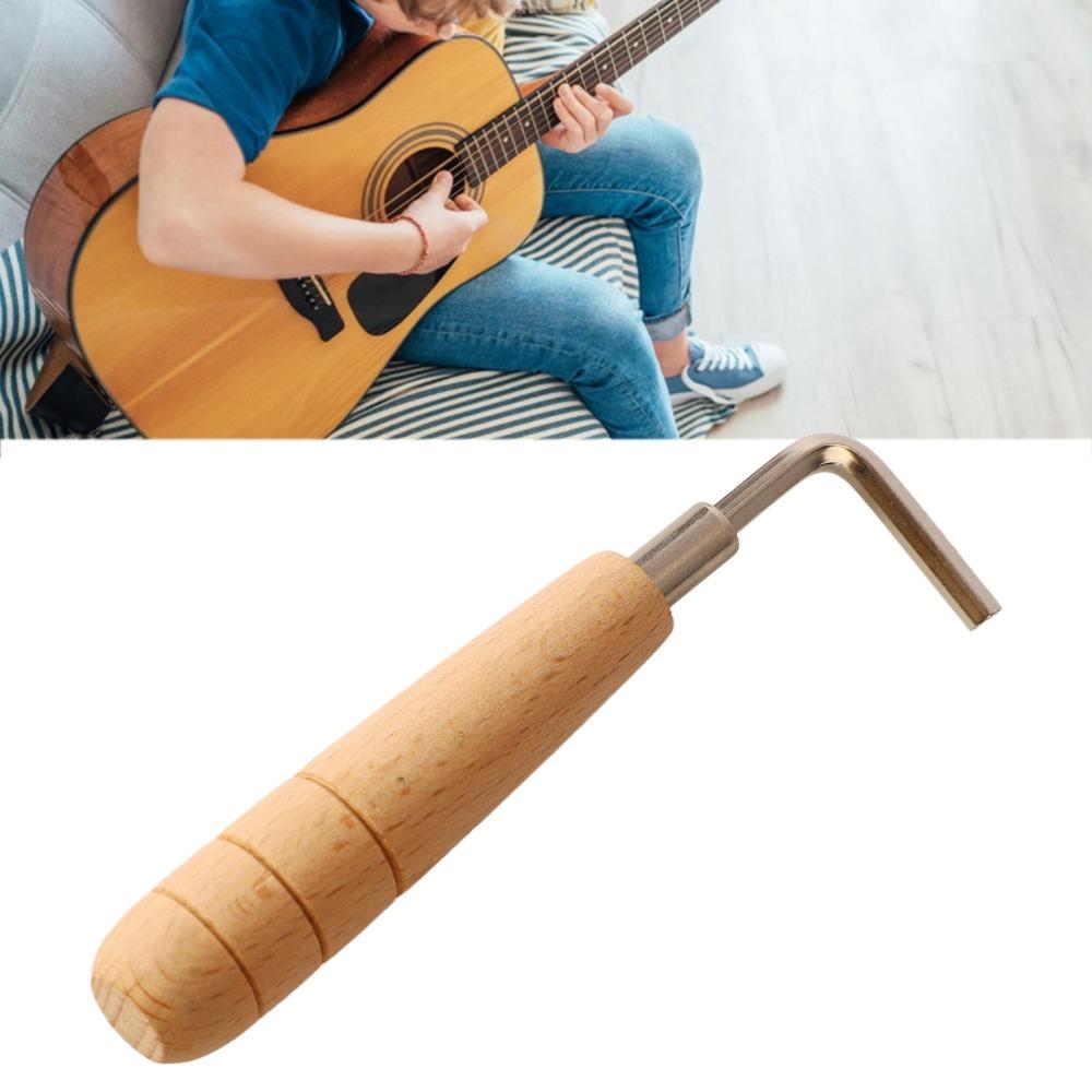 Wood+Metal Guitar Truss Rod Wrench Non-Slip Grip Guitar Repair Tool For Guitar