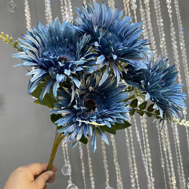 Faux Fuchsia Flower Arrangement With Durable Material For Wedding Decor And Photo Shoots