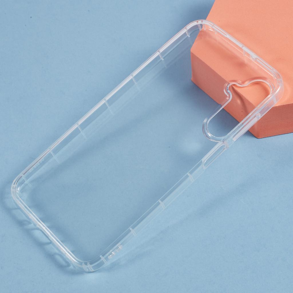 For Samsung Galaxy A16 4G/5G Transparent TPU Cover Phone Case Airbag Protection (Big Rear Lens Hole)