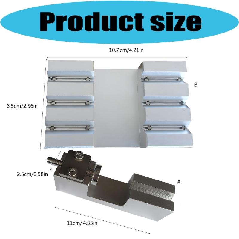 Professional Gemstones Alignment Tool For Precise Lapidary Work With Antislip Design Light Weight Aluminum Construction