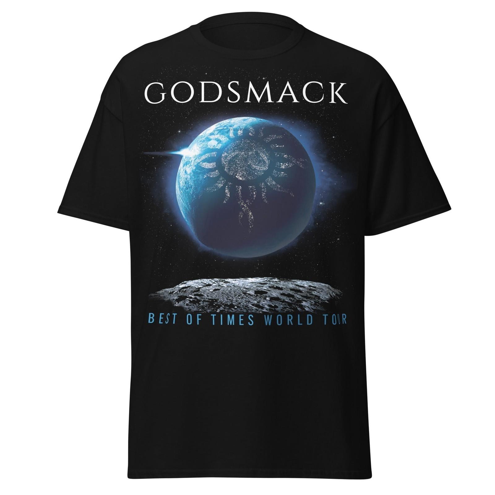Stakes Godsmack - Best of Times Jumbo Print T- T- Black New Unisex T-Shirt XXL