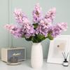 Artificial Lilac Hydrangea Flowers Branch Wedding Supplies Arrangement Living Room Christams Decor Accessories Party Event Props