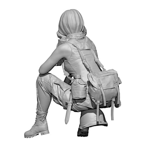 Sol Model 1/20 Cora Resin Kit MM402 Molded Color