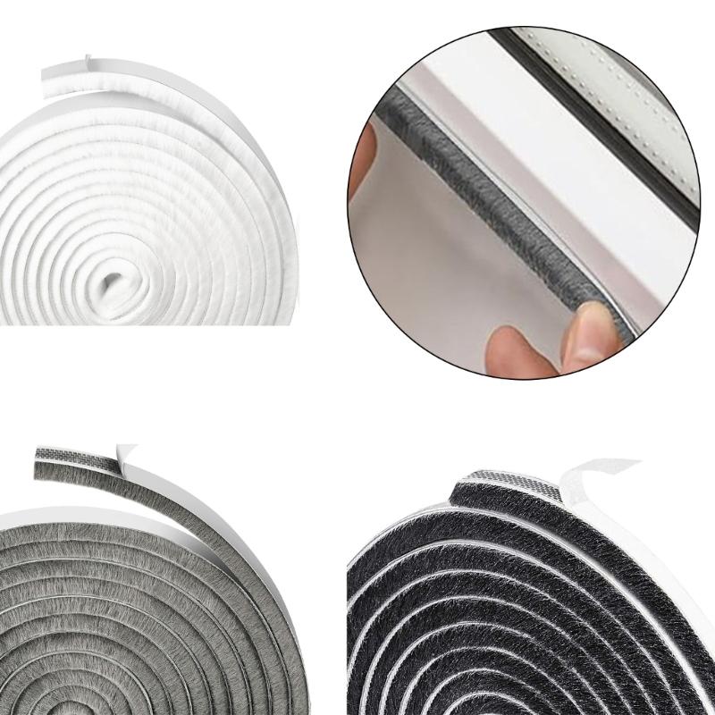 Dust Sealing Strips Adhesive Draft Blocker Weather Stripping Door Seal Strips for Window Door Sealing Stop Draft