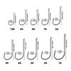 50Pcs Fishing Hooks Fly Fishing Accessories Set Barbed Single Circle Carp Hook High Carbon Steel Sea Fishinhook Metal Is Durab