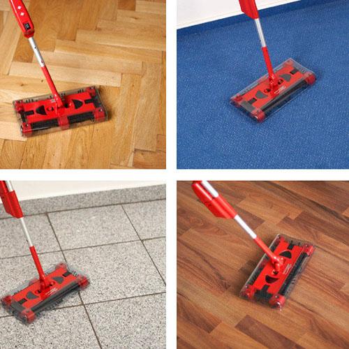 King Sweeper ""Paszczak"" Vacuum Cleaner With Battery - Super Flat!