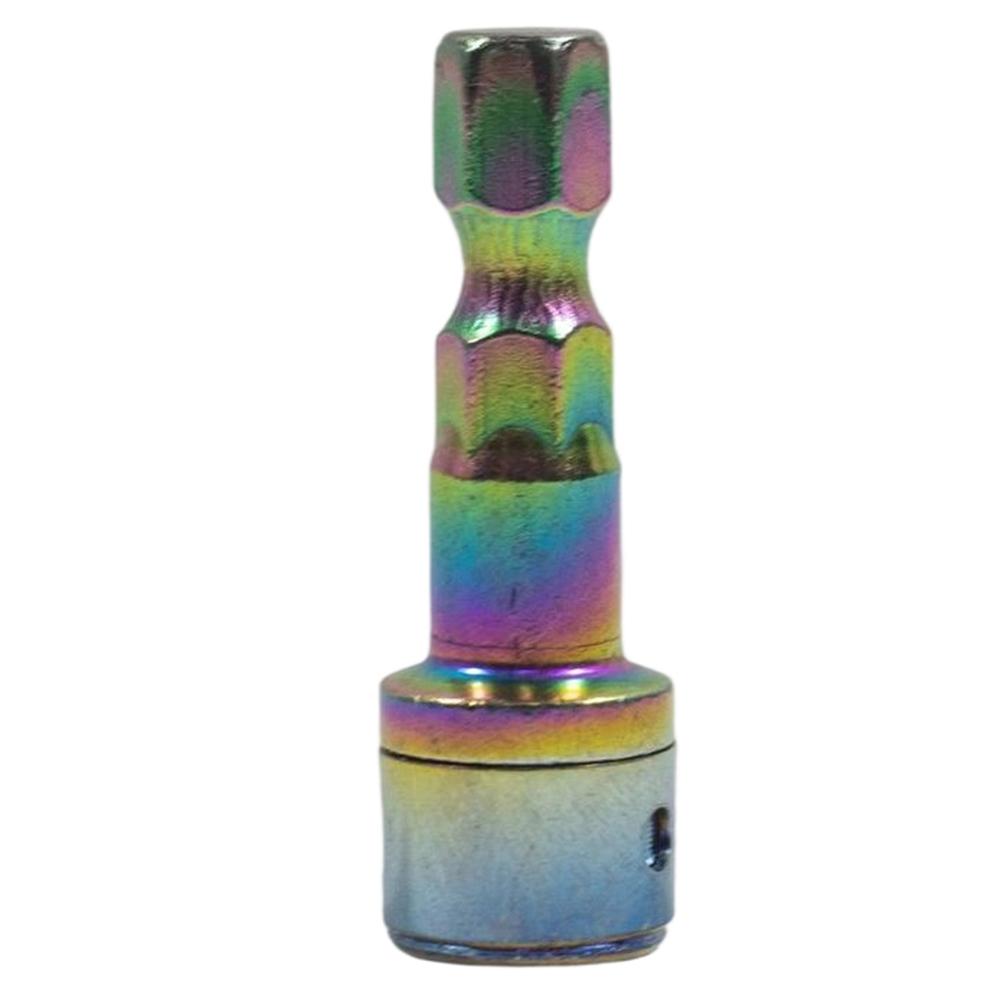 1/2Pcs 8mm Hex Socket Nut Driver Set Socket Adapter Self-Drilling Screw Socket Adapter No-magnetic Steel Ball Sleeve