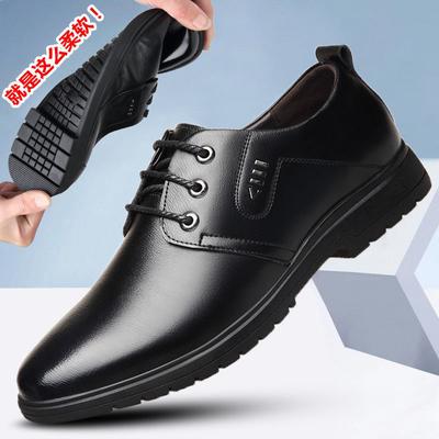Kožené boty pánské boty nové business casual jednobotky černé společenské pracovní boty pánské ležérní boty pracovní boty kožené boty pánské