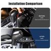 Real Carbon Fiber Car Gear Shift Knob Cover Trim Sticker Fit for Porsche Cayenne 2011-2017 Auto Interior Accessories