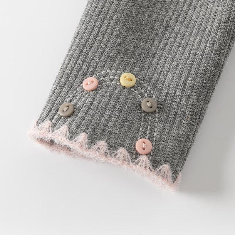 Dave & Bella Girls' Fleece Lined Winter Leggings