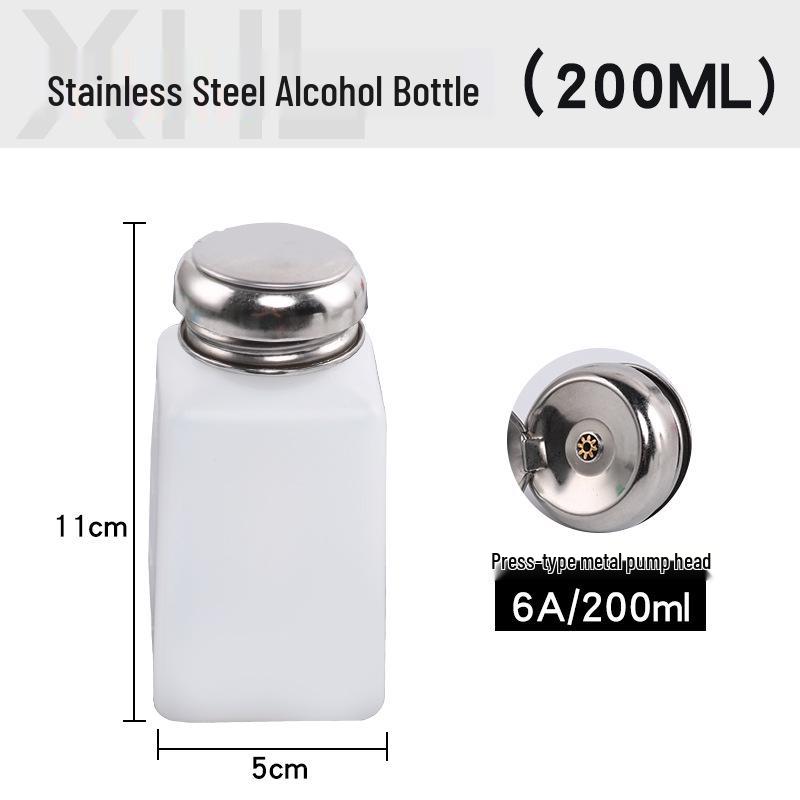 Press-Type Anti-Static Plastic Alcohol Bottle: 100ml, 200ml, 250ml for Board Washing