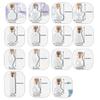 Set of 30 Different Designs Glass Bottle Ornament with Cork Stoppers and Nail Hooks for Crafting and Decoration