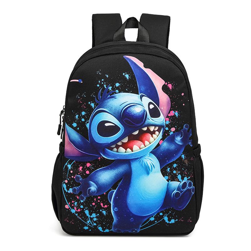 

Cross-border Cartoon Print Backpack Set - Large Capacity, Casual, 3-Piece Student Schoolbag