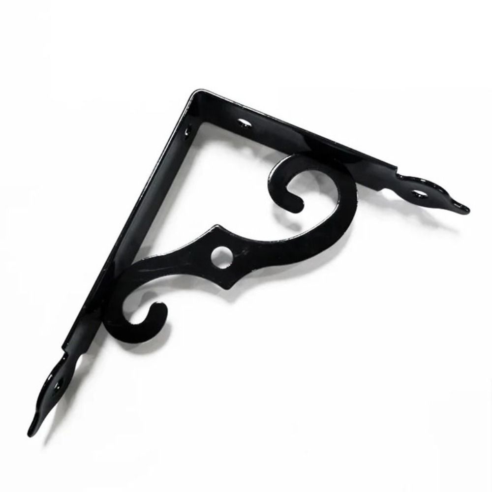 2Pcs Floating Shelf Brackets L Shape Shelf Supporter Triangular Shape Corner Brace  Wall Mounted