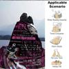 1Pc Love Eternal Nightmare Theme Blanket Soft And Comfortable Casual Warm Camping Travel Christmas Halloween Xmas Gift M924543