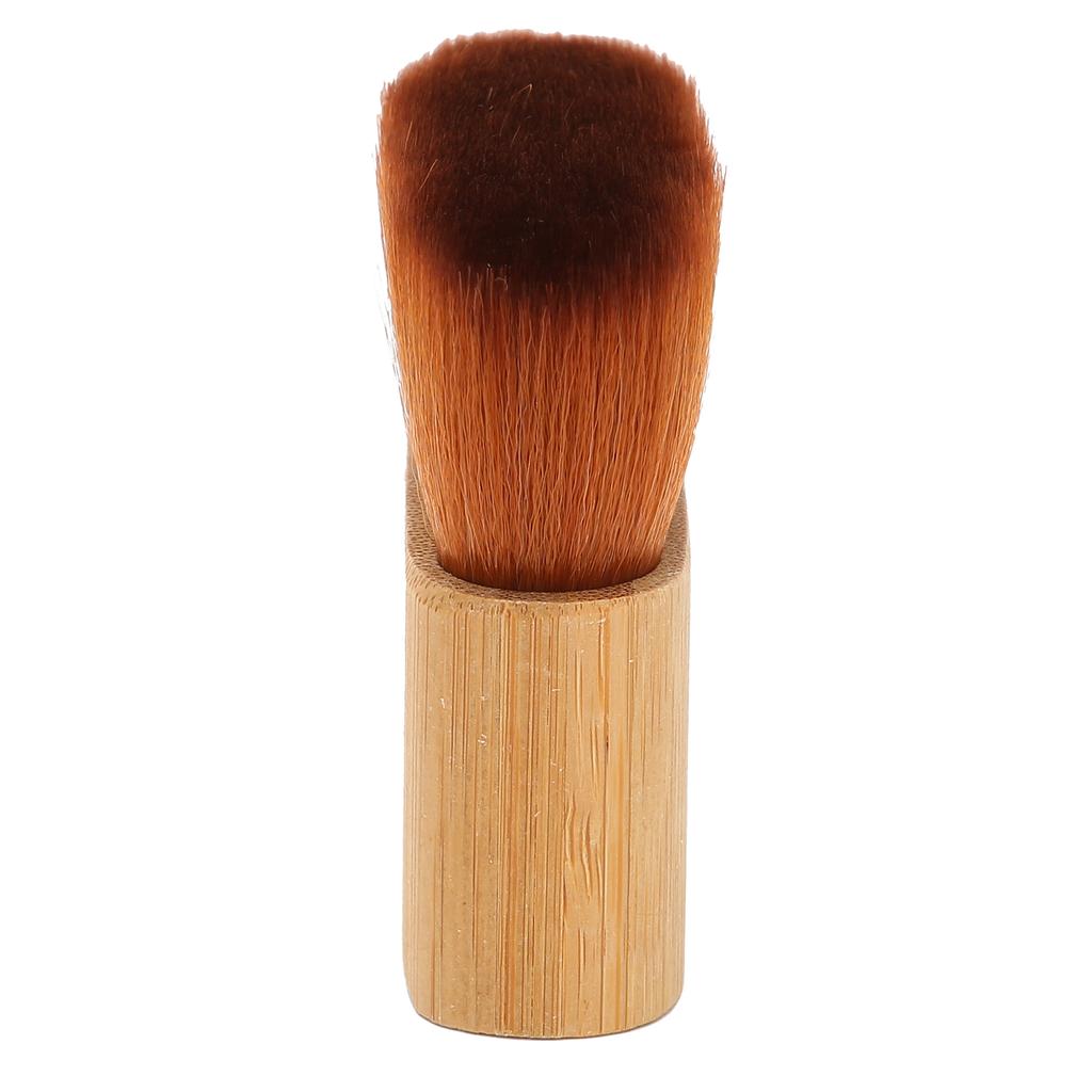 Wooden Hairdressing Neck Duster AntiStatic Broken Hair Sweeping Brush for Hair Salon