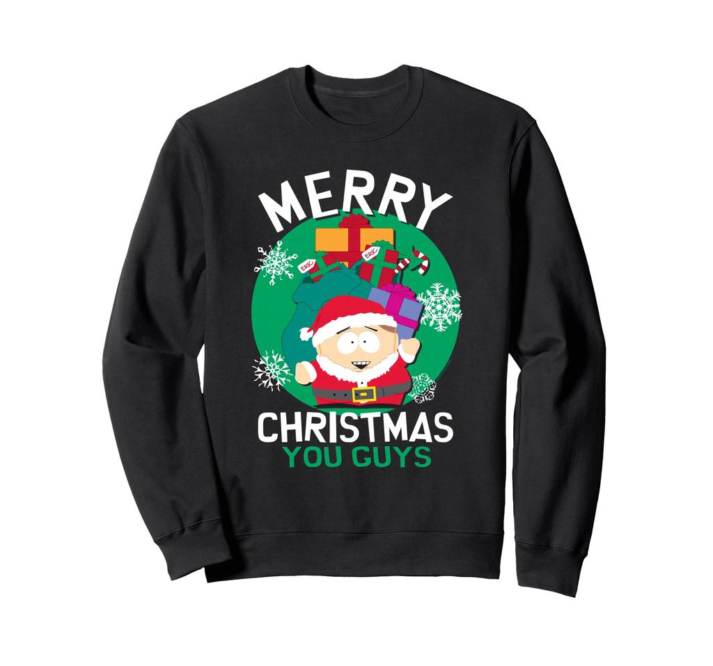 South Park Merry Christmas Cartman Funny Holiday Cartoon Sweatshirt