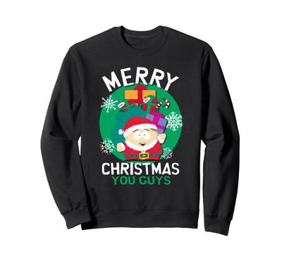 South Park Merry Christmas Cartman Funny Holiday Cartoon Sweatshirt