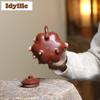 270ml Boutique Yixing Purple Clay Teapots Handmade Tripodia Pot Raw Ore Purple Jade Gold Sand Kettle Zisha Tea Set Tea Services
