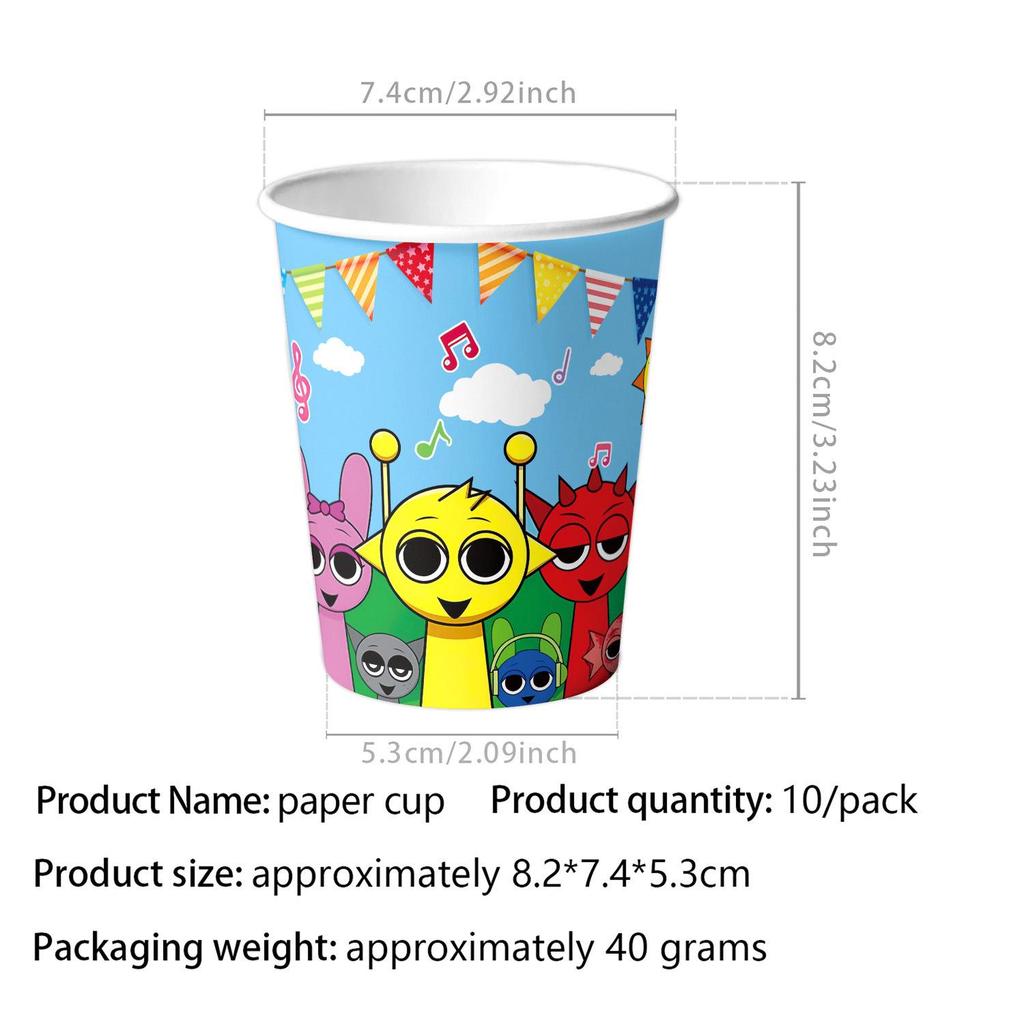 Rhythm Box Birthday Party Set: Kids' Theme Plates, Napkins, Banner, Flags