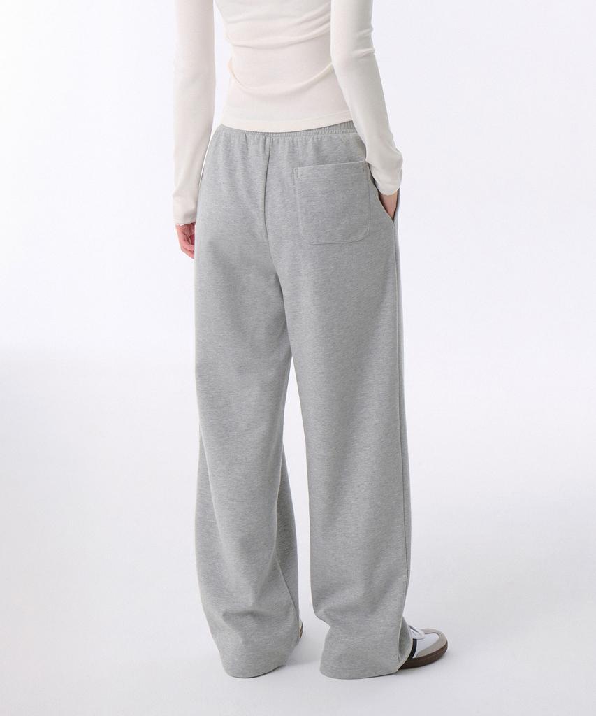 MUSINSA STANDARD WOMAN [Cooltandard] Women'S Deep Tuck Variable Wide Lounge Sweatpants [Medium Grey]
