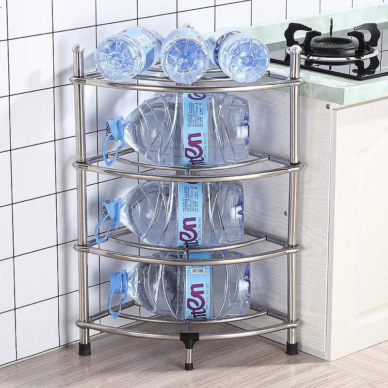 Eight-Tier Deer Color Stainless Steel Corner Shelf