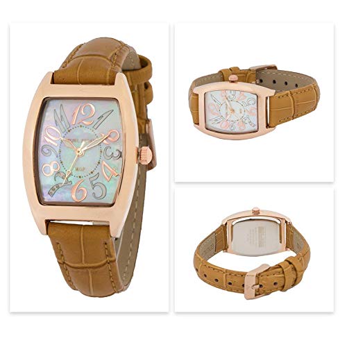 Michel Jourdan Women's Solar Tonneau Diamond Watch SL-2100 Navy