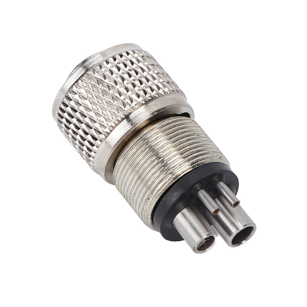 Hochgeschwindigkeits-Dentalhandstück-Adapter 4 auf 2 Löcher Edelstahl Dentalhandstück-Konverter für