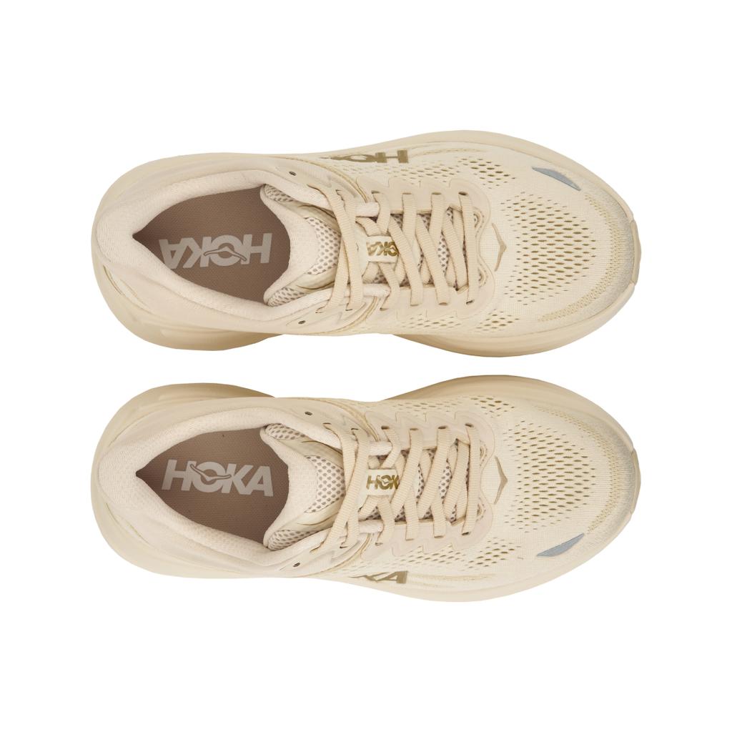 HOKA  Bondi 9 Wide Vanilla Birch Women Sneakers Cream 1162014-VCH