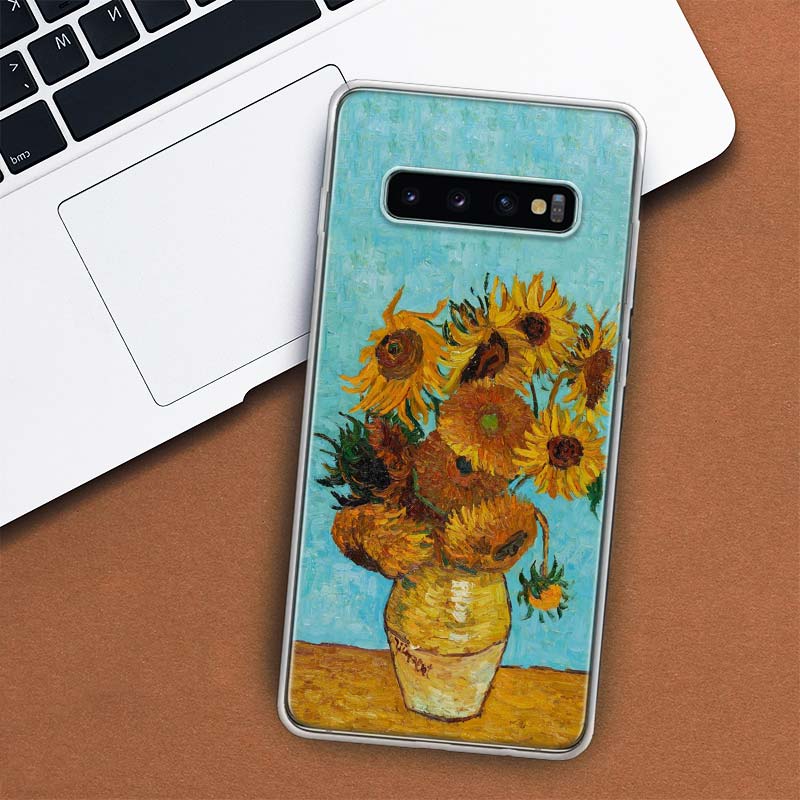Van Gogh Olejomalba Pouzdro na telefon Pro Samsung Galaxy M21 M12 M31S M32 M51 M52 Note 20 Ulte 10 Plus 9 8 J4 J6 + J8 M11 F52 F62