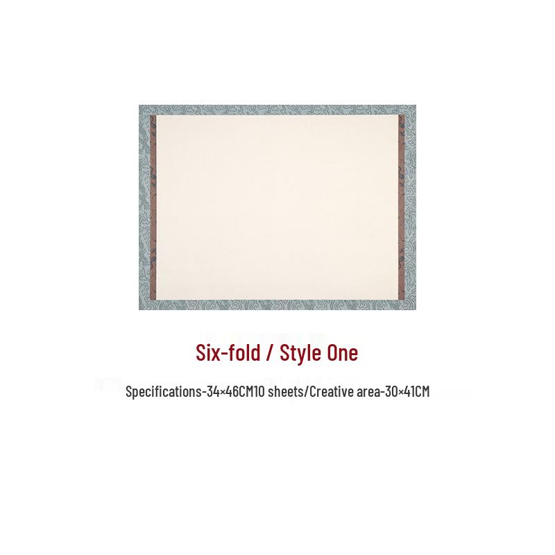 Retro Xuan Paper Semi-ripe Calligraphy Notebook for National Exhibition Submissions