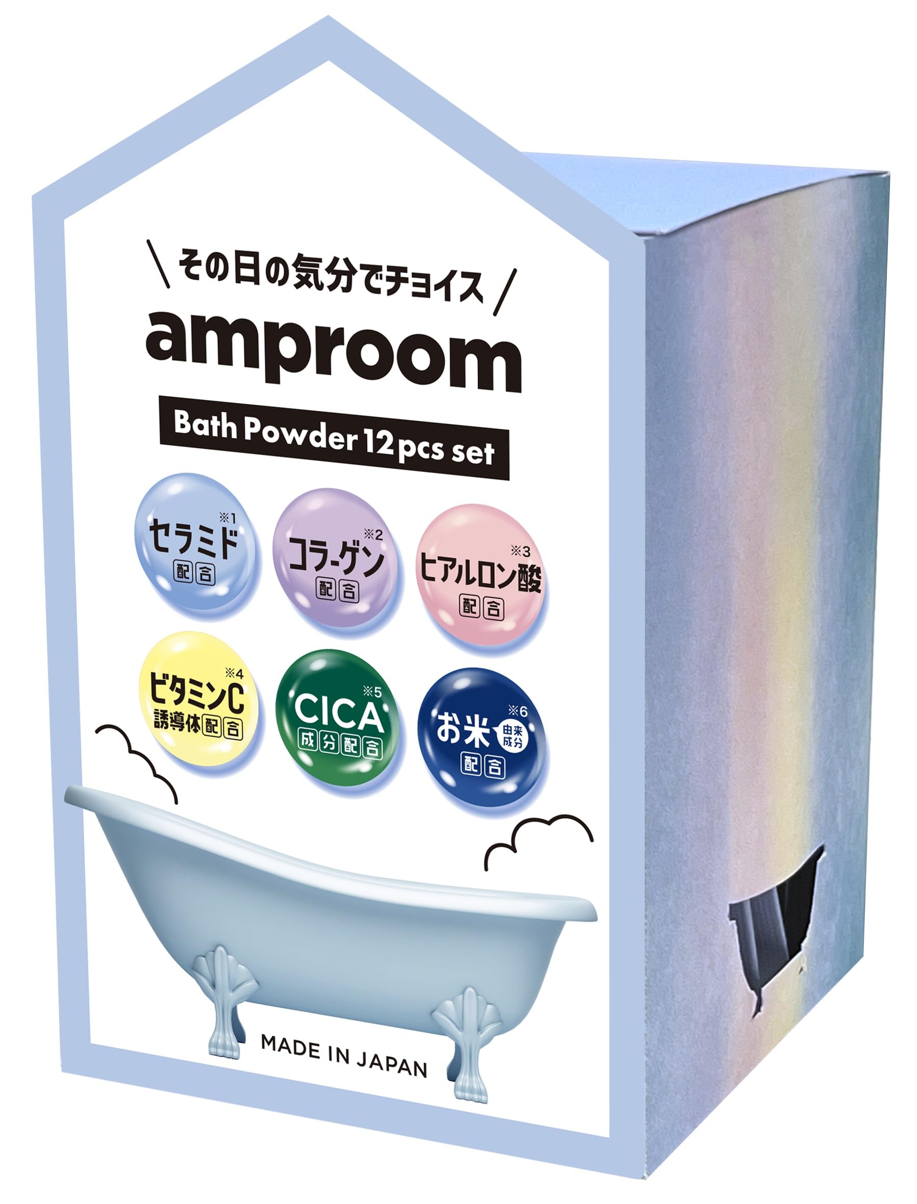 

Сыворотка для ванны Amproom [Добавки для ванны, Порошок, Ванна] (Ассортиментный набор_Набор из 12 шт.)