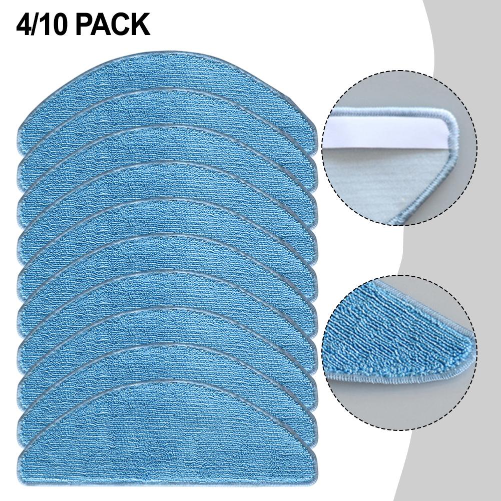4/10 Pack Mop Cloth Replacement Compatible For OKAMI R117 Robot Vacuum Cleaner Parts Maintain Clean And Hygienic Floors