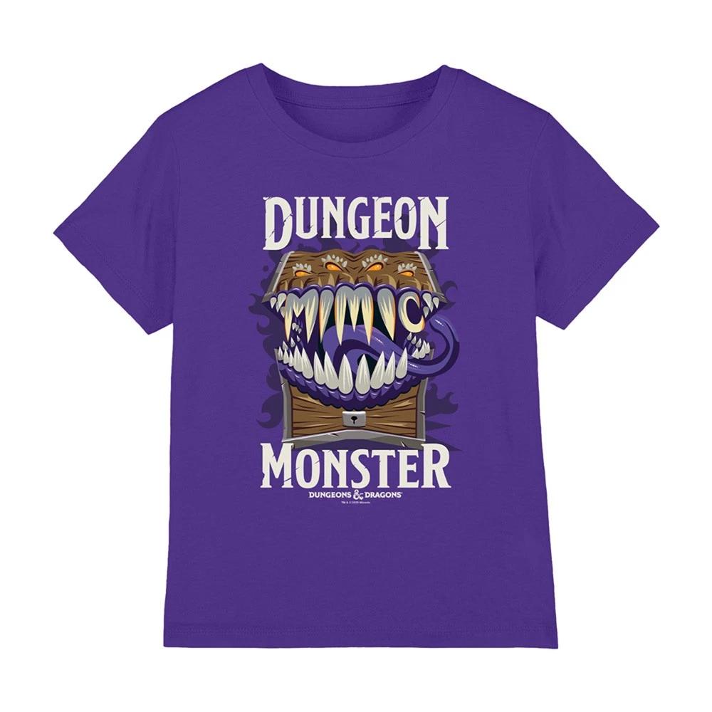 Dungeons And Dragons Mimic Dungeon Monster Kids T-shirt 7-13 Years, Purple 160