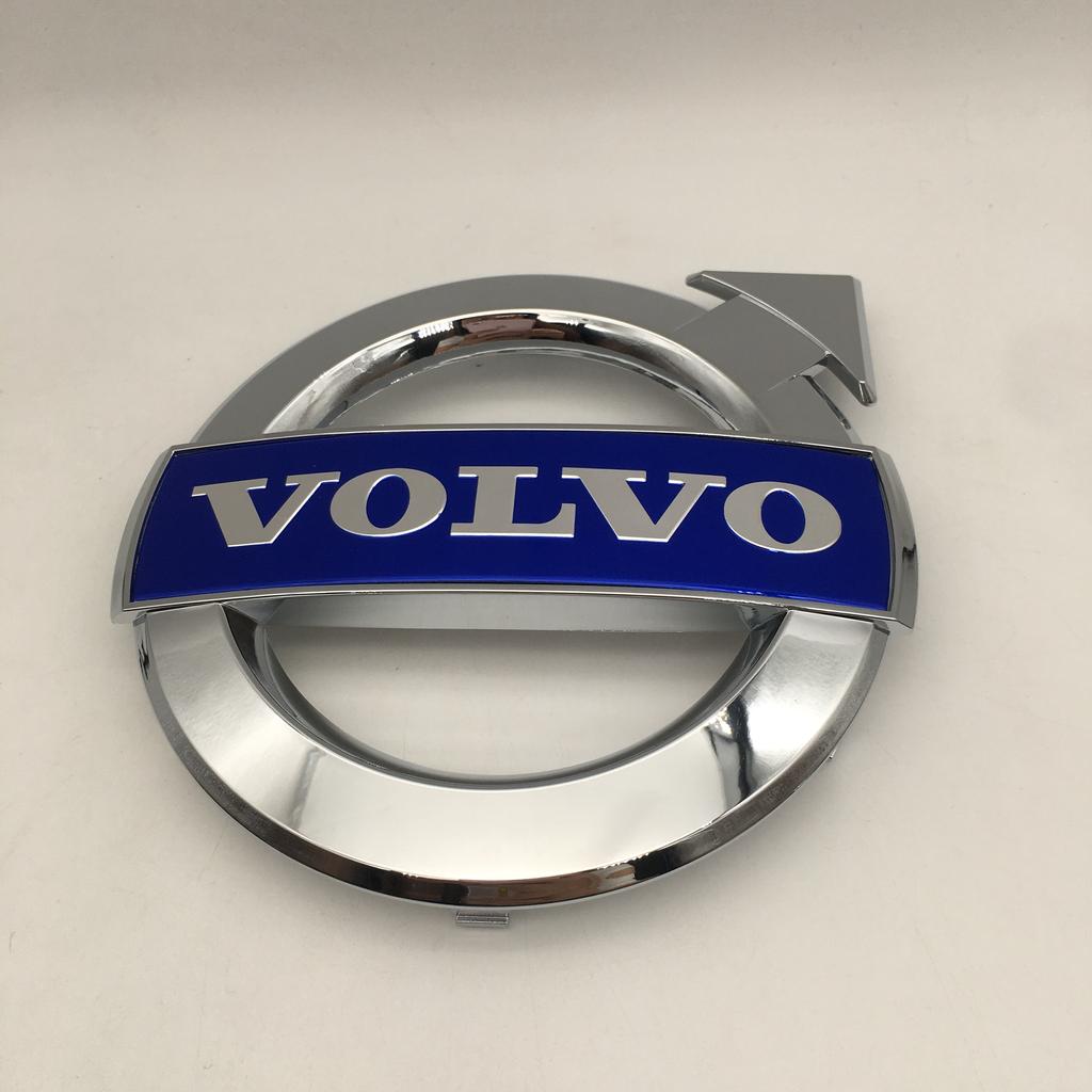 fqshd6 1pcs 3D for VOLVO XC60 XC90 Car Emblem Front Grille Hood Bonnet Sticker Badge Decal Styling auto accessories